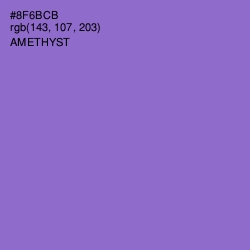 #8F6BCB - Amethyst Color Image