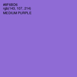 #8F6BD6 - Medium Purple Color Image