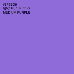 #8F6BD9 - Medium Purple Color Image