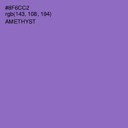 #8F6CC2 - Amethyst Color Image