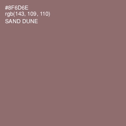 #8F6D6E - Sand Dune Color Image
