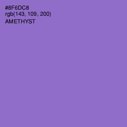 #8F6DC8 - Amethyst Color Image