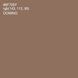 #8F705F - Domino Color Image