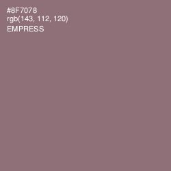 #8F7078 - Empress Color Image