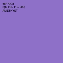 #8F70C8 - Amethyst Color Image