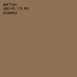 #8F7154 - Domino Color Image