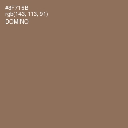 #8F715B - Domino Color Image