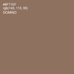 #8F715F - Domino Color Image