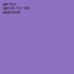 #8F71C1 - Amethyst Color Image