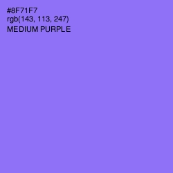 #8F71F7 - Medium Purple Color Image