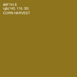 #8F741E - Corn Harvest Color Image