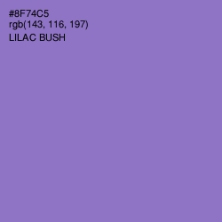 #8F74C5 - Lilac Bush Color Image