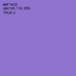 #8F74CD - True V Color Image