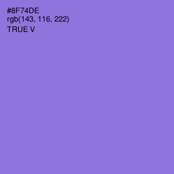 #8F74DE - True V Color Image