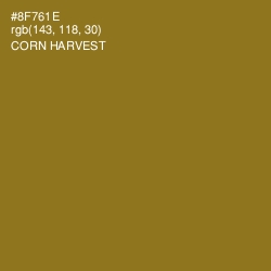 #8F761E - Corn Harvest Color Image