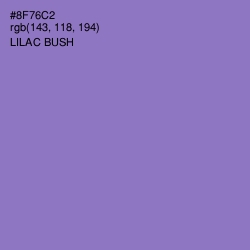 #8F76C2 - Lilac Bush Color Image