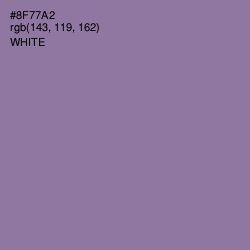 #8F77A2 - Purple Mountain's Majesty Color Image