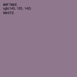 #8F788E - Mountbatten Pink Color Image