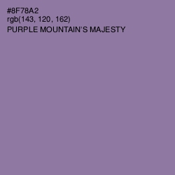 #8F78A2 - Purple Mountain's Majesty Color Image