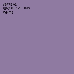 #8F7BA2 - Lavender Purple Color Image