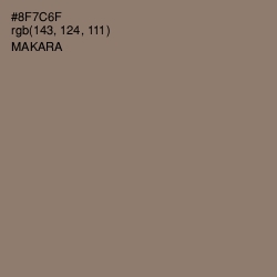 #8F7C6F - Makara Color Image