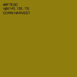 #8F7E0D - Corn Harvest Color Image