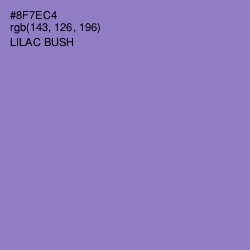 #8F7EC4 - Lilac Bush Color Image