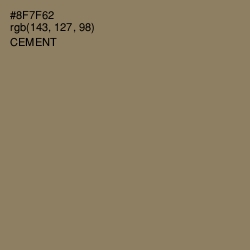 #8F7F62 - Cement Color Image