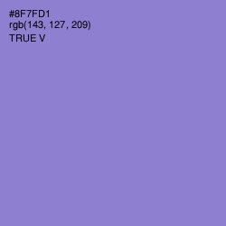 #8F7FD1 - True V Color Image