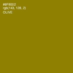 #8F8002 - Olive Color Image