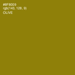 #8F8009 - Olive Color Image