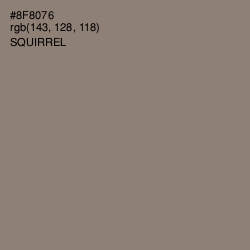 #8F8076 - Squirrel Color Image