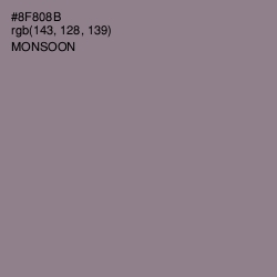 #8F808B - Monsoon Color Image