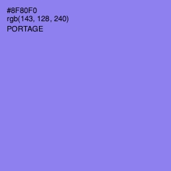 #8F80F0 - Portage Color Image