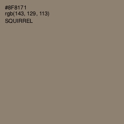 #8F8171 - Squirrel Color Image