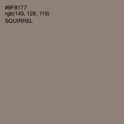 #8F8177 - Squirrel Color Image