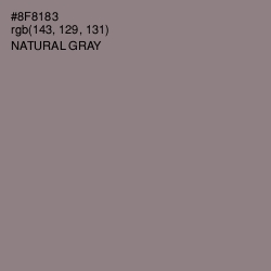 #8F8183 - Natural Gray Color Image