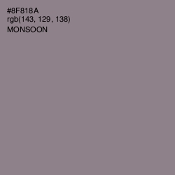 #8F818A - Monsoon Color Image