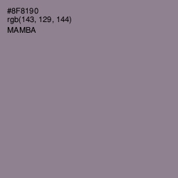 #8F8190 - Mamba Color Image