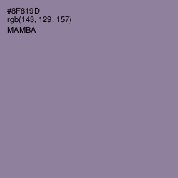#8F819D - Mamba Color Image