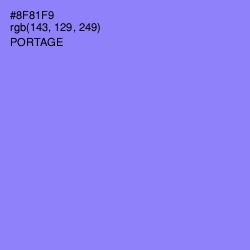 #8F81F9 - Portage Color Image