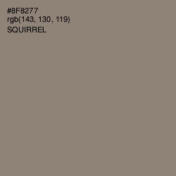 #8F8277 - Squirrel Color Image