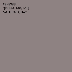 #8F8283 - Natural Gray Color Image