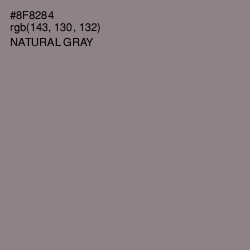 #8F8284 - Natural Gray Color Image