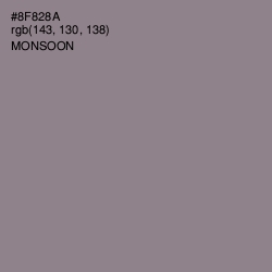#8F828A - Monsoon Color Image