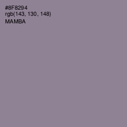 #8F8294 - Mamba Color Image
