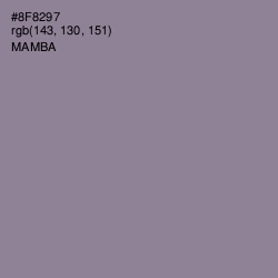 #8F8297 - Mamba Color Image