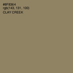 #8F8364 - Clay Creek Color Image