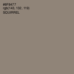 #8F8477 - Squirrel Color Image