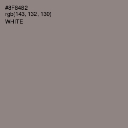 #8F8482 - Natural Gray Color Image